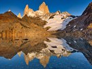 Východ slunce u Cerro Chaltén (Cerro Fitz Roy)