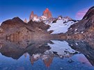 Východ slunce u Cerro Chaltén (Cerro Fitz Roy)