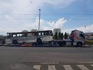 Soukromý autobus nedávno shoel v Praze 8.