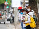 Vietnamky s roukami. Vietnam zavedl nová opatení proti íení koronaviru...