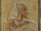 Reli�f z�Ptah�epsesovy hrobky v�Ab�s�ru. Tento hodnost�� se vypracoval do...