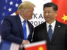 Americký prezident Donald Trump a jeho �ínský prot�j�ek Si �in-pching