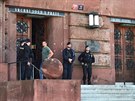 Druhm dnem nkdo oznmil bombu v budov Vrchnho soudu v Praze. (22.7.2020)
