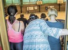 Na tréninku eských basketbalist v Mariánských Lázních byla tribuna narvaná k...
