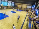 Na tréninku eských basketbalist v Mariánských Lázních byla tribuna narvaná k...