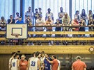Fandové z Mariánských Lázní dorazili na tréninkový zápas eských basketbalist.