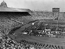 Momentka ze slavnostního zahájení olympiády v roce 1948 v Londýn
