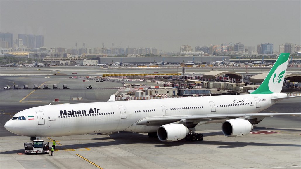 Letadlo íránské spole�nosti Mahan Air. (14. zá�í 2017)