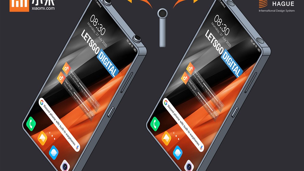 Xiaomi si patentovalo smartphone s integrovanými bezdrátovými sluchátky