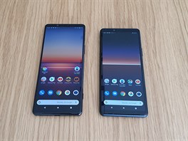 Sony Xperia 1 II a Xperia 10 II