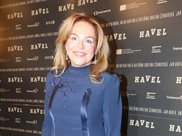 Dagmar Havlová na premiée filmu Havel (Praha, 21. ervence 2020)