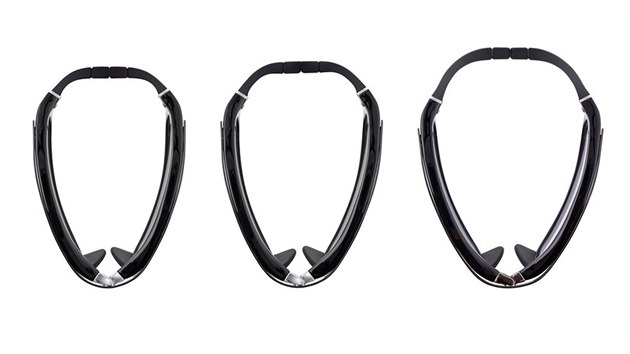 K brýlím se dodávají čtyři délky nožiček, aby se hodily na každou velikost hlavy.