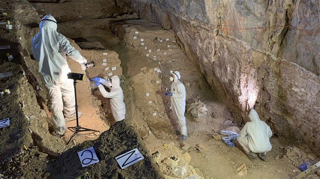 Výzkumníci našli v mexické jeskyni Chiquihuite 1930 nástrojů z vápence, které jsou staré přes 30 000 let. (foto z února 2019)