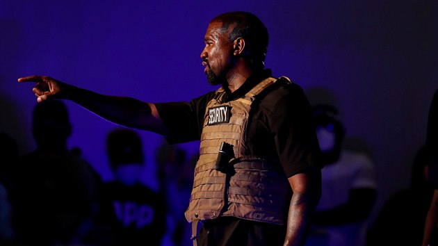 Rapper Kanye West uspořádal první shromáždění na podporu prezidentské kandidatury. (20 července 2020)