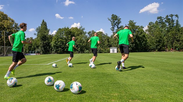 Trnink fotbalist FC Hradec Kralov.