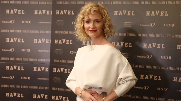 Anna Geislerov na premie filmu Havel (21. ervence 2020).