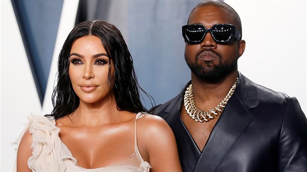 Kim Kardashianov a Kanye West (Los Angeles, 9. nora 2020)