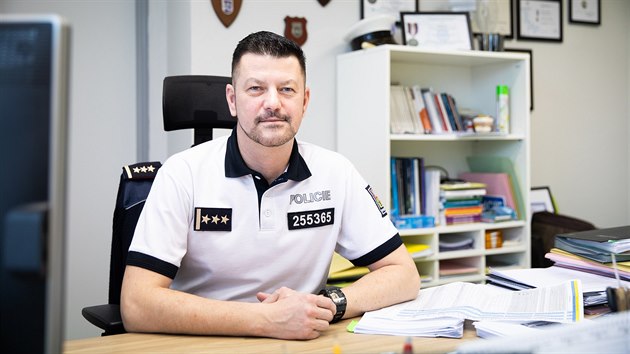 Šéf dopravní policie Jiří Zlý (20. února 2020)