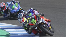 Dominigue Aegerter vede pole jezdc� v závod MotoE v Jerezu.