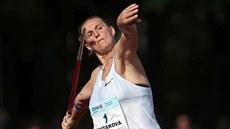 Barbora potáková na ervnovém mítinku v Kladn