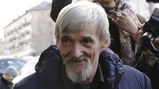 Ruský historik Jurij Dmitrijev p�ed soudem v Petrozavodsku. (5. dubna 2018)