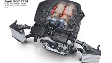 Audi SQ7 dostává nově benzinový čtyřilitrový osmiválec TFSI o maximálním výkonu...