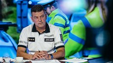 editel dopravní policie R Jií Zlý v diskusním poadu Rozstel (27. ervence...