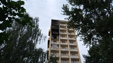 V jednom z bytů jedenáctiposchoďového domu v Ostravě-Porubě hořelo. (29....