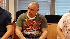 Bulhar Anton Ivanov Tonev u ústeckého krajského soudu (27.7.2020).