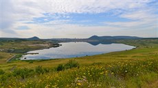 Jezero Most se napou�t�lo dlouhých 6 let.