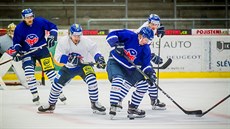Českobudějovičtí hokejisté zahájili přípravu na ledě tréninkovým zápasem.
