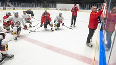 Pardubičtí hokejisté zahájili přípravu na ledě pod vedení kouče Milana Razýma.