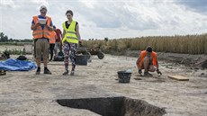 U Domašína se připravuje stavba obchvatu, archeologové odhalili pozůstatky po...