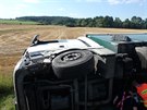 Nehoda dodvky, kamionu a dvou osobnch aut u astolovic na Rychnovsku. (29. 7....