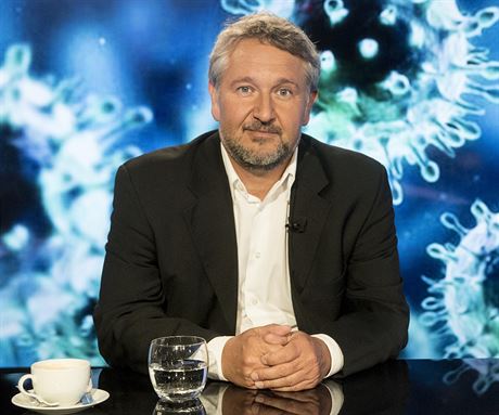 Hostem Rozstelu je epidemiolog Petr Smejkal. (4. srpna 2020)