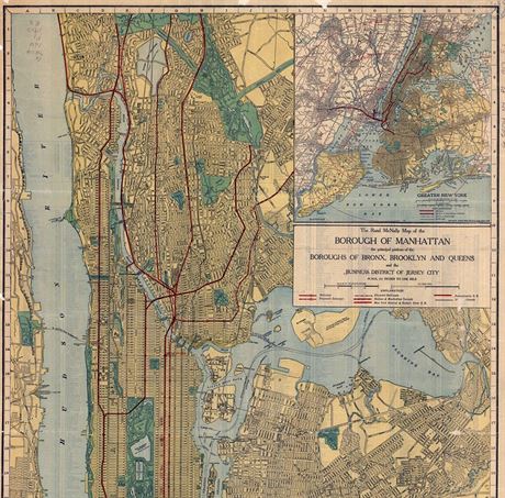 Prvn automapa popisovala msto New York a vznikla v roce 1904.