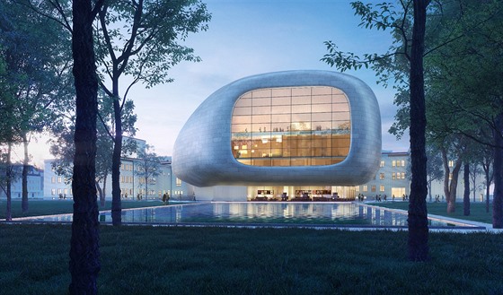 Takto bude podle studie vypadat nová koncertní hala v Ostravě.