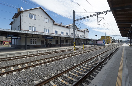 Nově opravené nádraží v Letohradu.