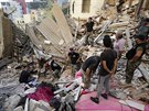 Libanonským hlavním mstem otásla mohutná exploze. (5. srpna 2020)