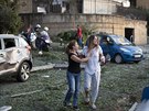 Zranní po gigantické explozi v Bejrútu (4.srpna 2020)