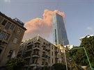 Libanonskou metropolí Bejrútem odpoledne otásly silné výbuchy. (4. srpna 2020)