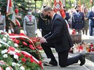 Ve Varav si pipomnli 76. výroí boje s nacismem. Prezident Andrzej Duda...