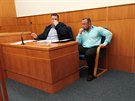 Kulturista, zpasnk a youtuber Filip Grznr u okresnho soudu v Chomutov (4....