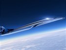 Koncept nadzvukového letounu Virgin Galactic