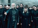 Jason Isaacs a Helen McCrory ve filmu Harry Potter a Relikvie smrti - ást 2...