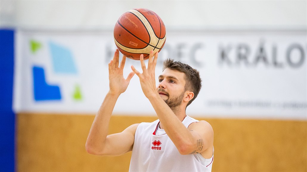 Basketbalisté Hradce Králové zahájili sezonu prvním tréninkem. Na snímku je...
