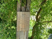 Zahrada zskala sv jmno na poest male Frantika Buree. 