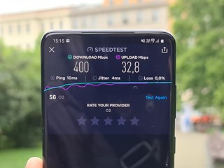 Test 5G sítě operátora O2 a kompatibility s jednotlivými telefony