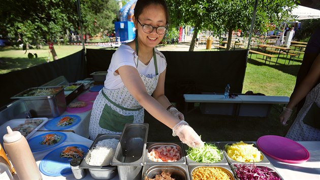 V Chebu se kon druh ronk Wine and fresh food festivalu. (1. srpna 2020)