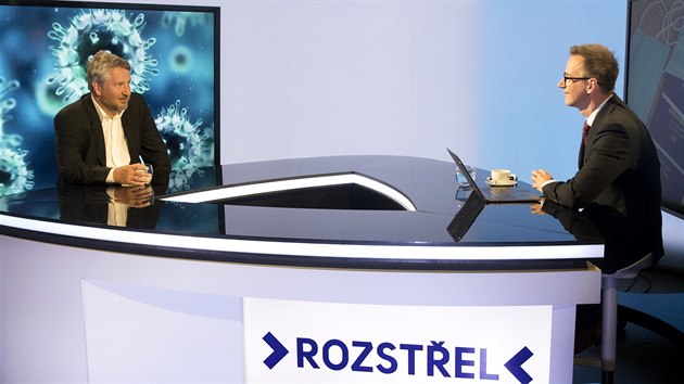 Hostem Rozstelu je epidemiolog Petr Smejkal. (4. srpna 2020)